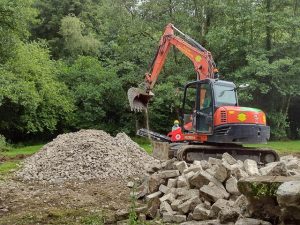 Crushing Concrete Groundworks In Cornwall 1