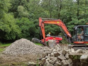 Crushing Concrete Groundworks In Cornwall 2