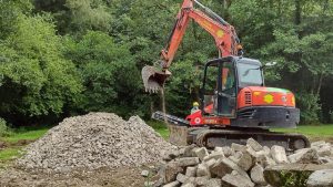 Crushing Concrete Groundworks In Cornwall 1